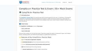 Thumbnail of comptiaapracticetest.com