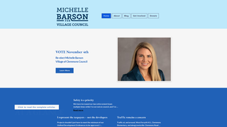 Thumbnail of michellebarson.com