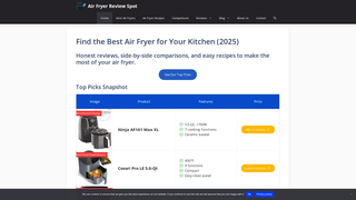 Thumbnail of airfryerreviewspot.com