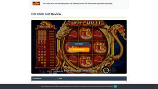 Thumbnail of hotchillislot.com