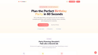 Screenshot of partygeniusai.com