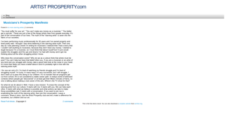Thumbnail of artistprosperity.com