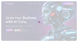 Screenshot of taskintelai.com