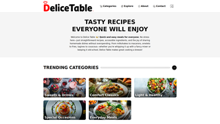 Thumbnail of delicetable.com