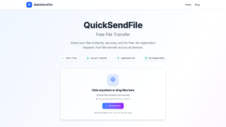Thumbnail of quicksendfile.com