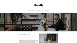 Thumbnail of qourtly.com