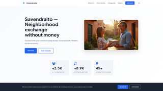 Screenshot of savendralto.com