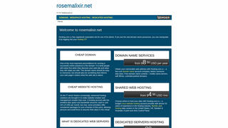Thumbnail of rosemalixir.net