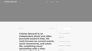 Thumbnail of cristianbonaviri.com