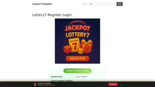 Thumbnail of lottery7register.net