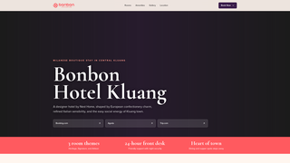 Screenshot of bonbonhotel.com