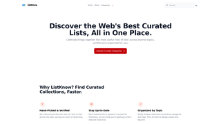 Thumbnail of listknow.com