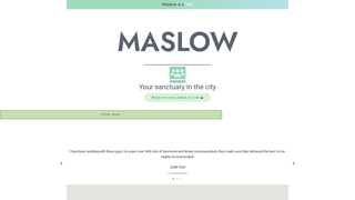 Thumbnail of themaslowproject.com
