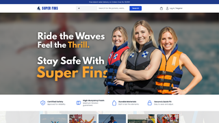 Thumbnail of superfinslifejackets.com