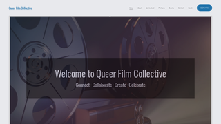 Screenshot of queerfilmcollective.org