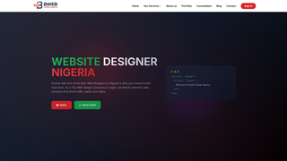 Screenshot of bwebdesignagency.com