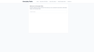Thumbnail of everydaywebtools.net