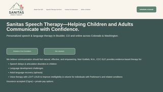 Thumbnail of sanitasspeechtherapy.com