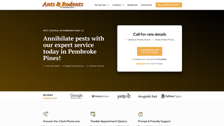 Thumbnail of antsrodentspembrokepines.com