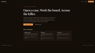 Screenshot of sleuthvault.com