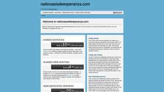 Thumbnail of radiooasisdeesperanza.com