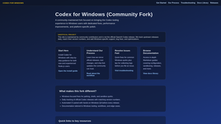Thumbnail of codex-windows.com