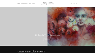 Thumbnail of santamorenowatercolors.com