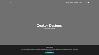 Thumbnail of zeakordesigns.com