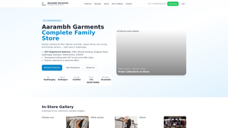 Thumbnail of aarambhgarments.com