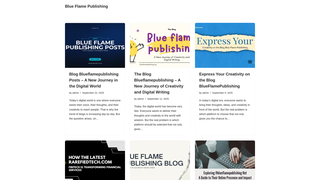 Thumbnail of blueflamepublishing.org