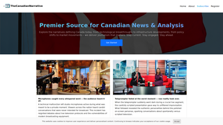 Thumbnail of thecanadiannarrative.com