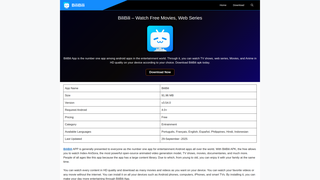 Thumbnail of bilibiliap.com