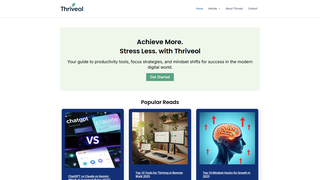 Thumbnail of thriveol.com