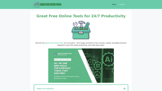 Thumbnail of greatfreeonlinetools.com