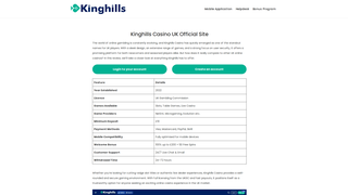 Thumbnail of uk-kinghillscasino.com