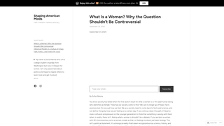 Thumbnail of shapingamericanminds.com