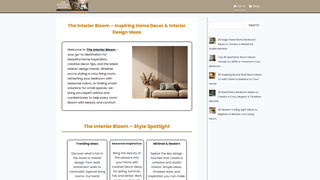 Thumbnail of theinteriorbloom.com