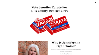Thumbnail of votezarate.com