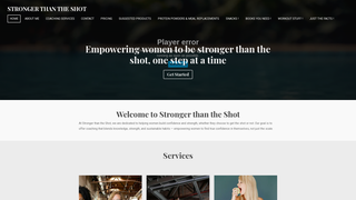 Thumbnail of strongerthantheshot.com