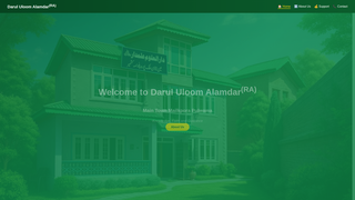 Thumbnail of darululoomalamdar.com