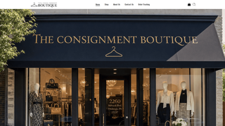 Screenshot of theconsignmentboutique.com
