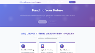 Thumbnail of citizensempowermentprogram.org
