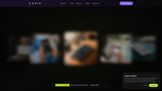 Screenshot of cavietech.com