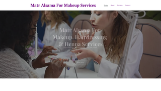 Thumbnail of matralsamaformakeupservices.com