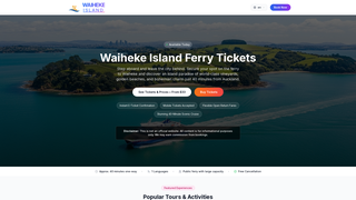 Thumbnail of waihekeferrytickets.com