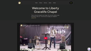 Thumbnail of libertygracelifechapel.org