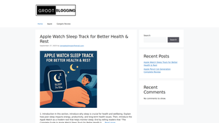 Thumbnail of grootblogging.com