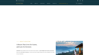 Thumbnail of advaitamresorts.com
