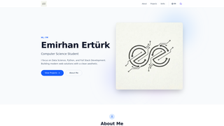 Screenshot of emirhanerturk.com