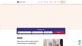 Thumbnail of abinvisiblegrillsclothhangers.com